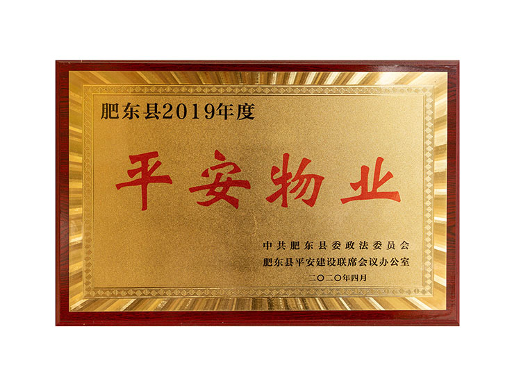 肥東縣2019年度平安物業